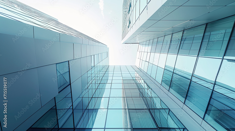 Obraz premium Modern office building. Architectural details of modern building. Business background