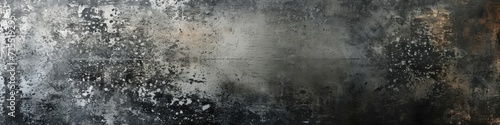 Background with abstract grunge metal texture in gray color © SwiftCraft