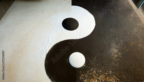 yin and yang symbol photo