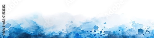 Abstract watercolor background with a combination of white and blue tones © SwiftCraft