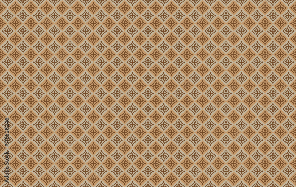 Aztec ethnic background design vector with a seamless pattern. Traditional motifs are illustrated. Element of a seamless pattern template