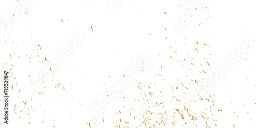 Abstract luxury golden confetti glitter and dust falling down on transparent background. Shiny glittering dust background. © Ahmad Araf