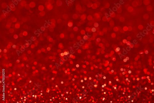 Defocused abstract red bokeh lights background