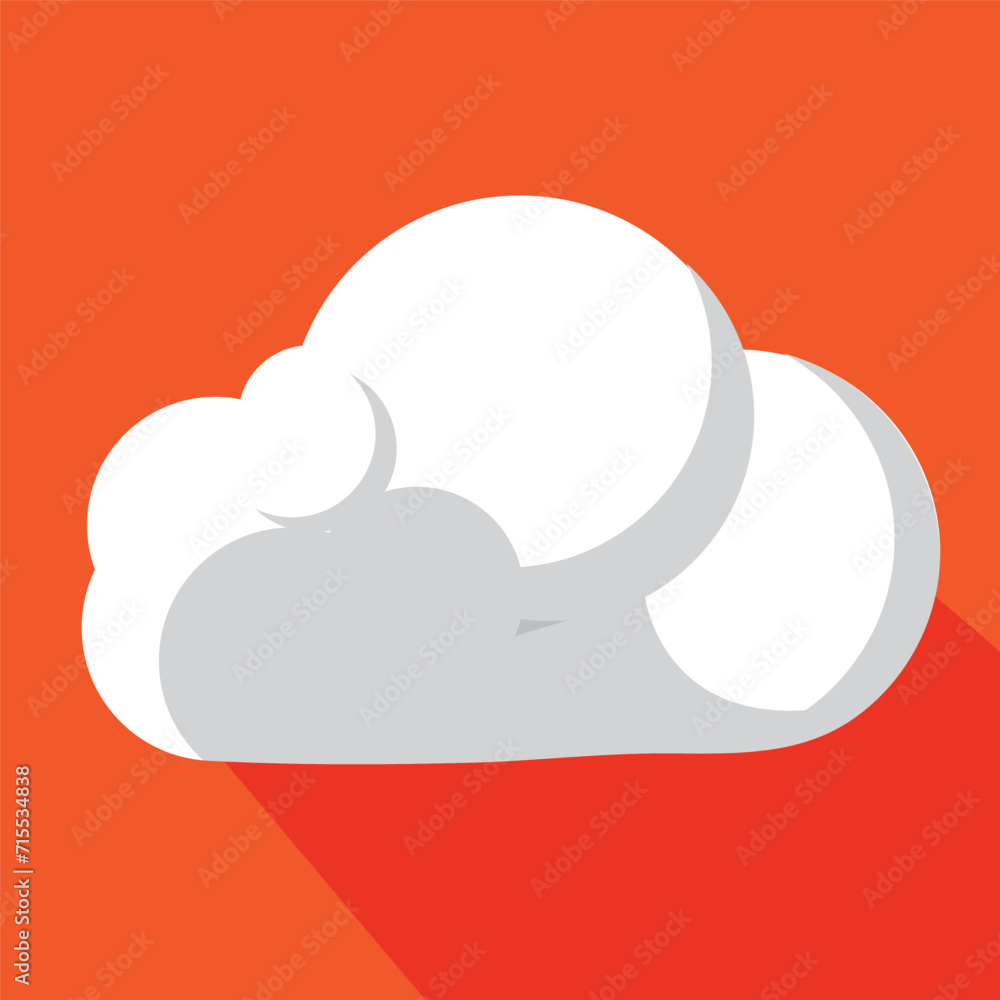 Cloud Icon in trendy flat style isolated on background. Cloud symbol for your web site design, logo, app, UI. Vector illustration, EPS10. Cloud Icon in trendy flat style isolated on background. Cloud symbol for your web site design, logo, app, UI. Vector illustration, EPS10.