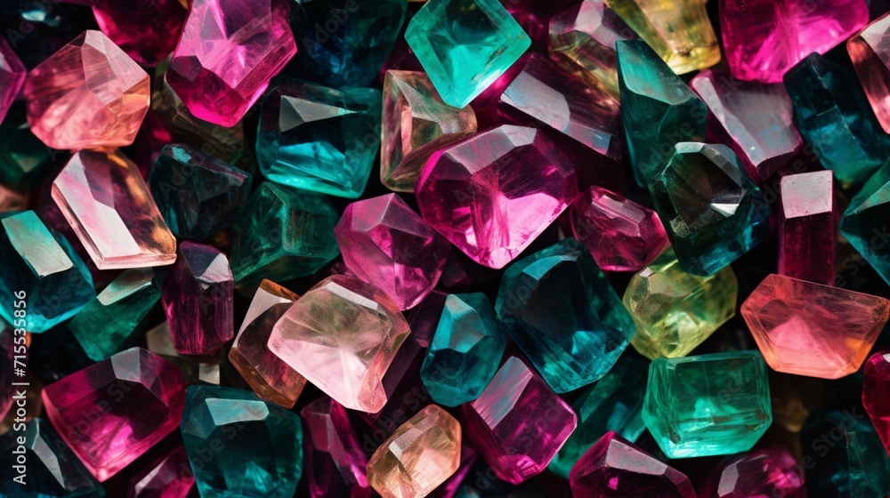 A vibrant and radiant tourmaline gemstone texture, showcasing rich green hues and intricate details, perfect for adding opulence to digital designs. - Generative AI A vibrant and radiant tourmaline gemstone texture, showcasing rich green hues and intricate details, perfect for adding opulence to digital designs. - Generative AI