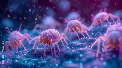 Dust mites: These are microscopic creatures that live in dust and can cause allergies in some people. House dust mite allergy photo