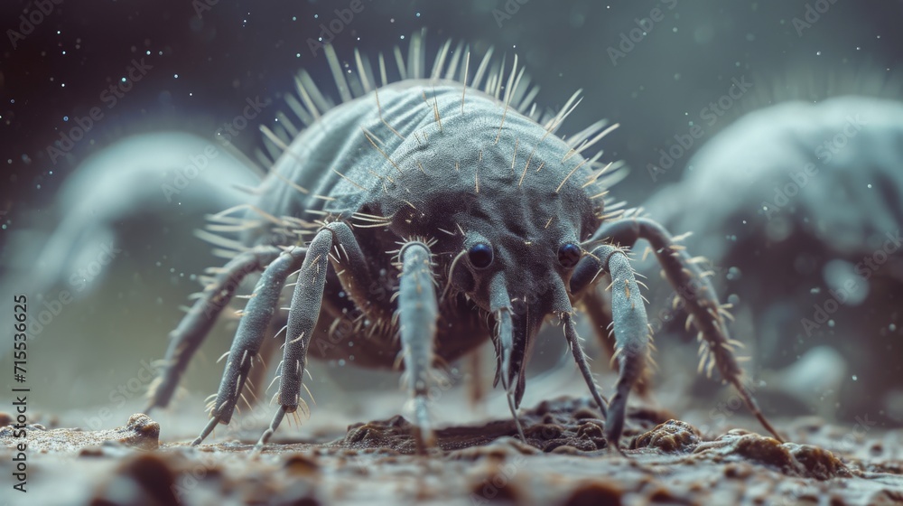 Dust mites: These are microscopic creatures that live in dust and can cause allergies in some people. House dust mite allergy Dust mites: These are microscopic creatures that live in dust and can cause allergies in some people. House dust mite allergy
