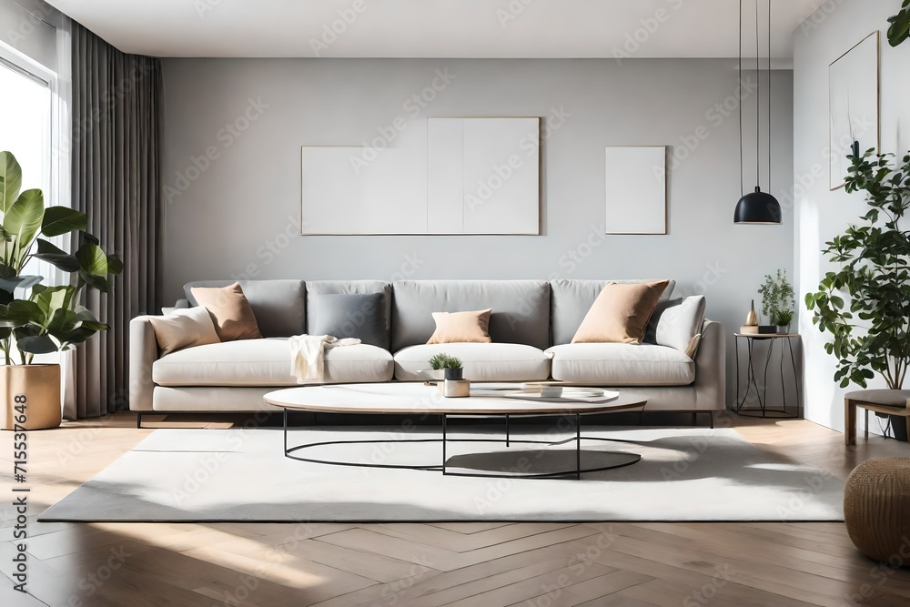 modern living room with sofa Generated Ai modern living room with sofa Generated Ai