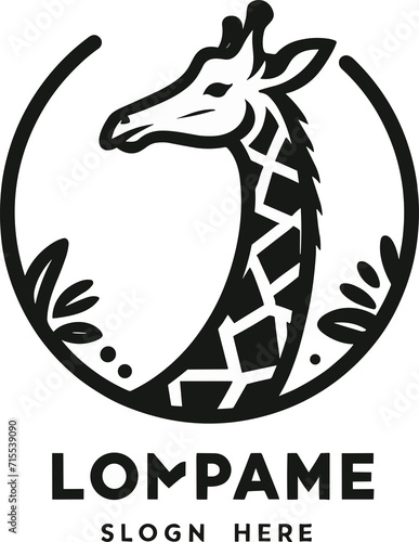 Photography giraffe logo png