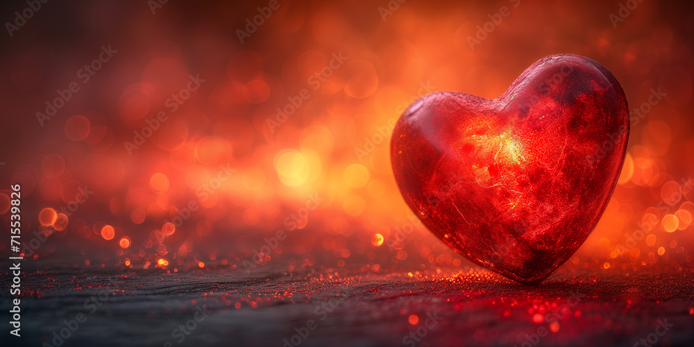 Heart background. Valentine's day, 14 february theme. Love and romance.	
 - obrazy, fototapety, plakaty 