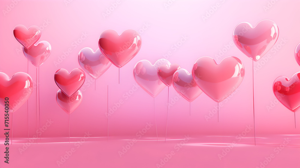 banner 3d love background. love for Happy Women's, Mother's, Valentine's Day, birthday greeting card design. Free Vector,,
Cute pink valentine love background wallpaper with balloons
