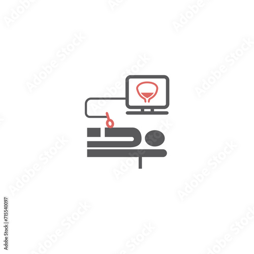 Human bladder icon. Vector sign for web graphic.