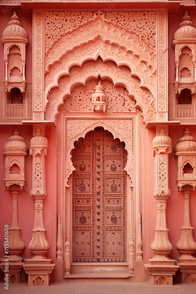 Ornamental door in India