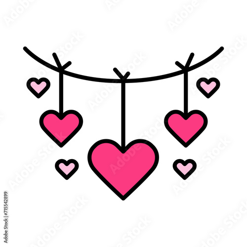 Heart Love Decoration Stickers