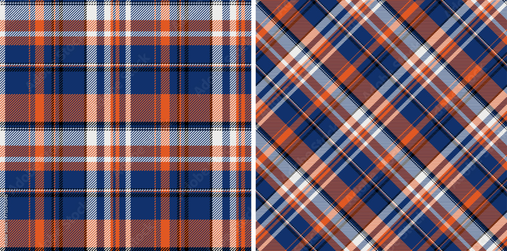 Plaid check texture of fabric vector textile with a seamless pattern tartan background. Set in retro colors. Creative uses of ornamental silk tape. Plaid check texture of fabric vector textile with a seamless pattern tartan background. Set in retro colors. Creative uses of ornamental silk tape.