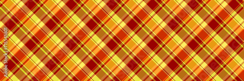 London plaid pattern check, honey vector tartan background. Back to school seamless fabric texture textile in orange and red colors.