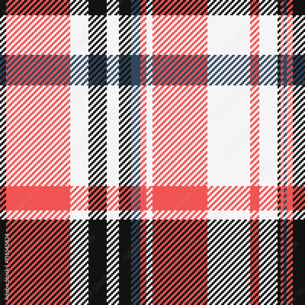 Pattern texture fabric of textile check seamless with a background tartan vector plaid.