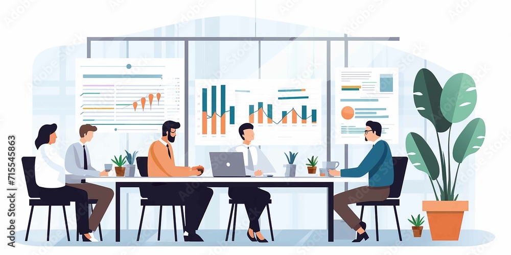 professional project planing in office meeting professional project planing in office meeting