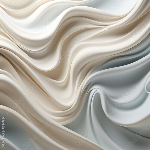 White Abstract Wavy Background 