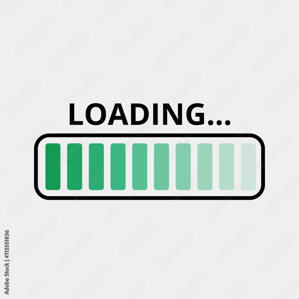 Loading bar with movement effect isolated on gray background. Illustration for websites, blogs and graphic resources. Loading bar with movement effect isolated on gray background. Illustration for websites, blogs and graphic resources.