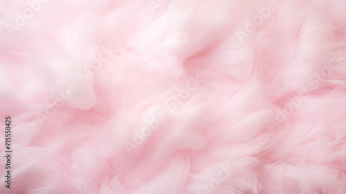 Illustration of an abstraction of airy cotton wool in pink tones similar to clouds.