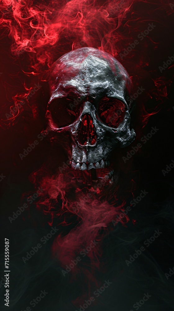 skull and blood skull and blood