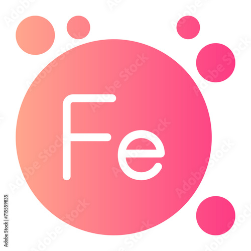 iron gradient icon