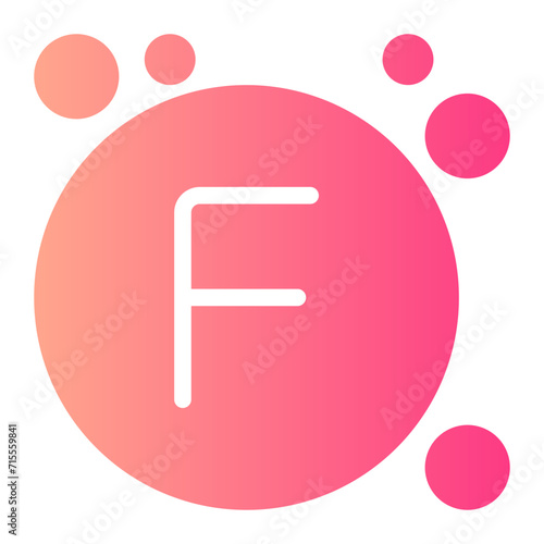 Fluoride gradient icon