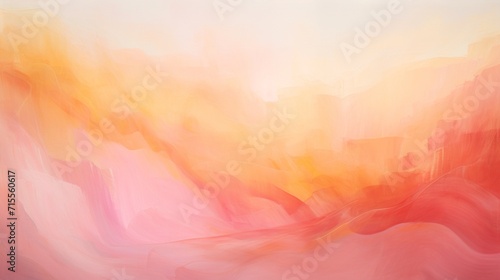 A dance between fiery reds and orange unfolds in an abstract representation, evoking a delicate balance between passionate intensity and serene tranquility. - Generative AI