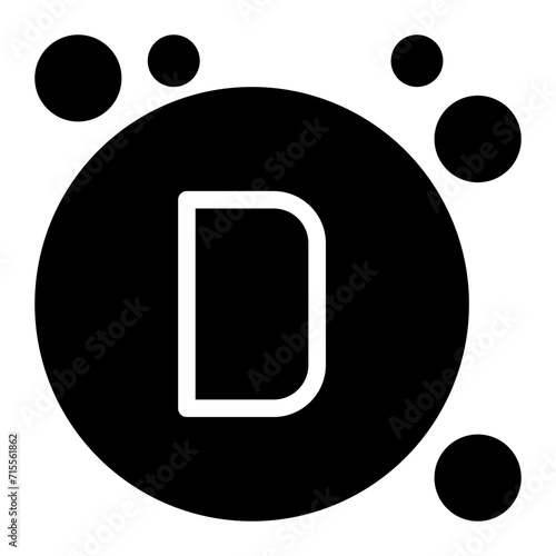vitamin d glyph icon
