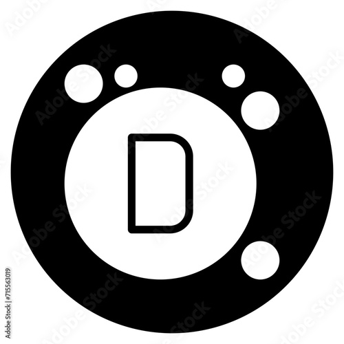 vitamin d glyph icon