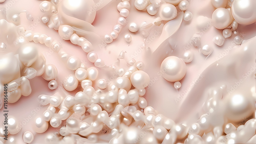 pearl necklace on satin pearl necklace on satin
