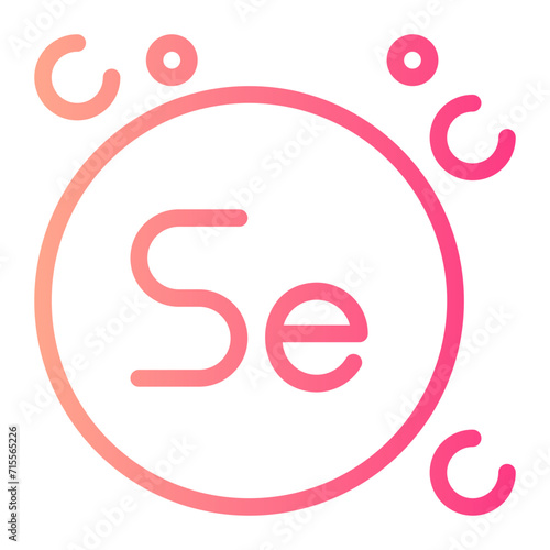 Selenium gradient icon