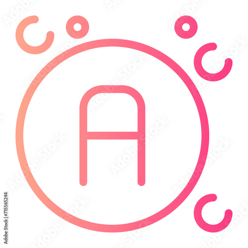 vitamin a gradient icon