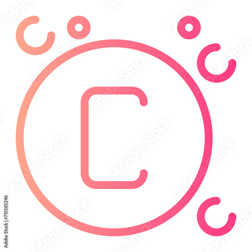 vitamin c gradient icon