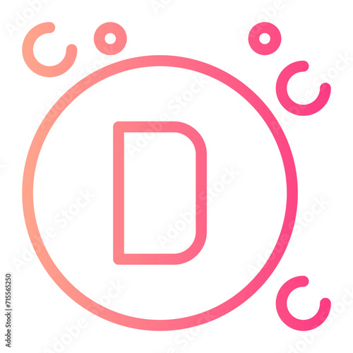 vitamin d gradient icon
