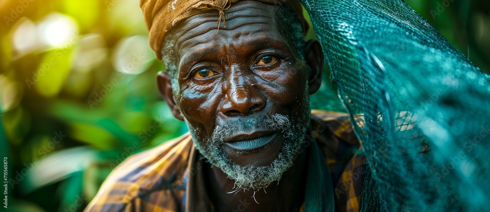 A weathered face, adorned with a bushy beard and mustache, gazes stoically from an outdoor statue, its wrinkles telling a story of a strong and wise person