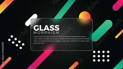 Plexiglass Perspectives Minimalist Glassmorphism in Business Presentations"
