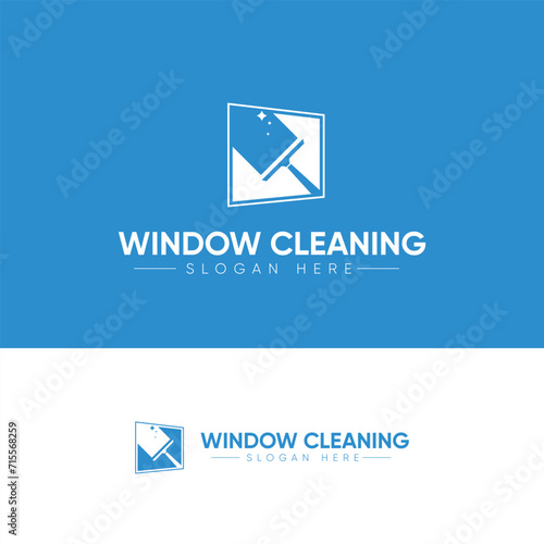 Home corporate and window Cleaning Modern Logo