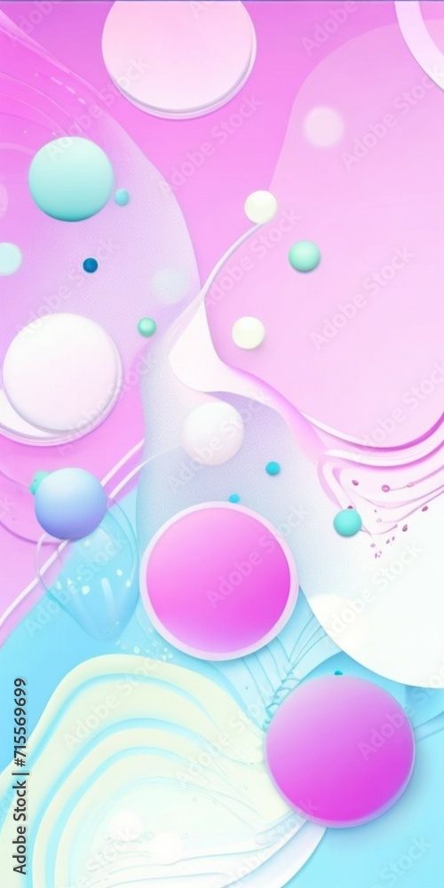abstract background with bubbles