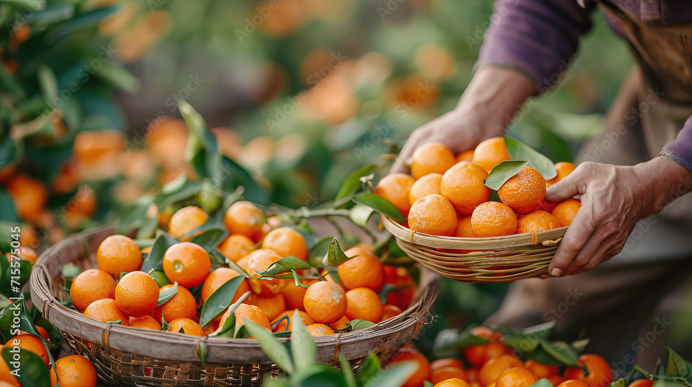 The Magical Avenue of Tangerine Gardens: An Oasis of Aromas and Golden Radiance, where the Lightness of the Wind and the Sweetness of the Sun's Rays Meet, Plunging into The Floral Notes of A Citrus