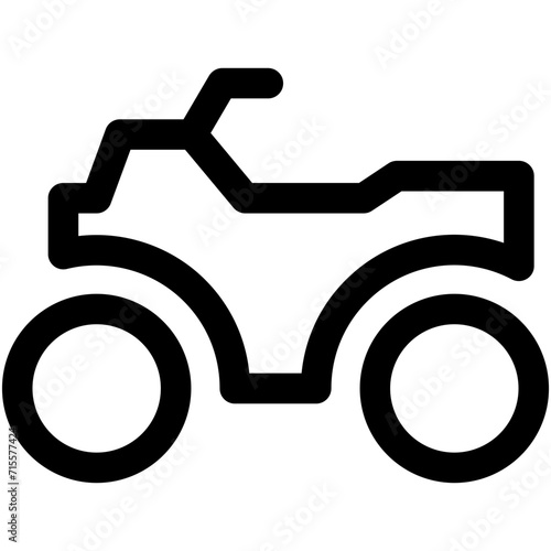 Quad Bike Vector Icon