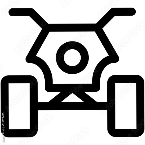 Quad Bike Vector Icon