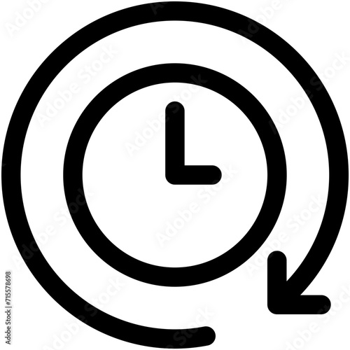 Clockwise Vector Icon photo