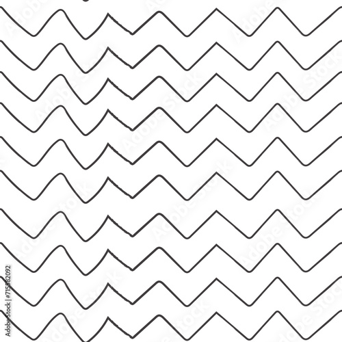 crosshatch zigzag seamless pattern. Texture made in hand drawn pencil style.