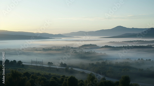 sunrise over the mountains high definition photographic creative image