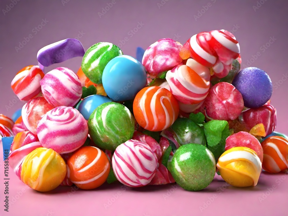 Candy Pattern Background Very Cool