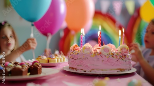birthday cake and candles birthday celebration background