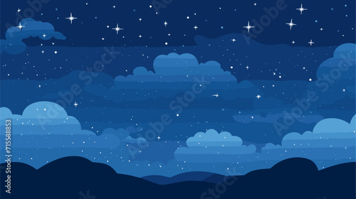 starry night sky with constellations, conveying a magical and enchanting atmosphere for celestial-themed backgrounds. simple minimalist illustration creative