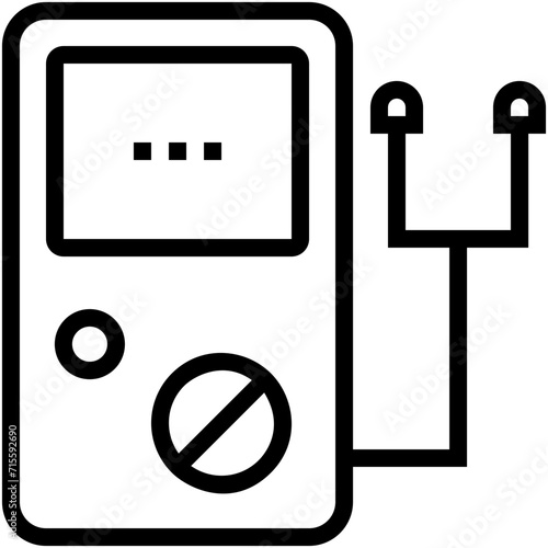 Voltmeter Vector Icon